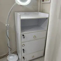 کمد ترولی و چراغ لوپ ذره بین دار