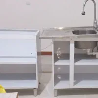 سینک و شیر و کابینت