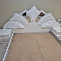 سرویس تخت خواب دونفره پاتختی و میز آرایش