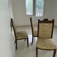 8عدد صندلی چوب راش و دوعدد میزجلومبلی و عسلی