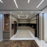 کابینت کمد دیواری کناف لاین نوری تکمیل واحد خشک