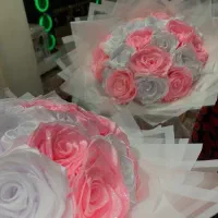 رز روبانی دست گل