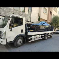 امداد خودرو بر جرثقیل کفی خودرو سوار یدک کش