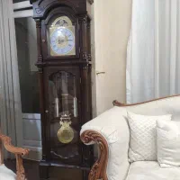 ساعت پاندول دار ایستاده تمام چوب
