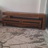 میزتلویزیون چوبی