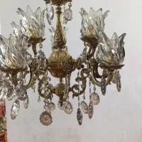 لوستر تمام  برنز پنج شاخه ده شعله
