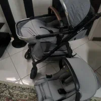 ست کالسکه و کریر طوسی ، برند Babe