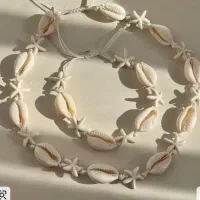 اکسسوری گردنبندودستبندوپابندوگوشواره دست ساز