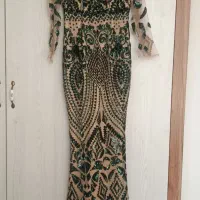 پیراهن مجلسی ترک سایز ۴۰ و ۴۲ در حد نو نو