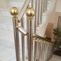 نرده چهارگوش ولوله ای استیل