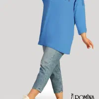 لانگ باکسی استین ۳ربع پنبه(تولیدی)