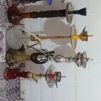 قلیان چوبی برنجی برنز کرنو