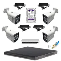 پکیج ۴دوربین مداربسته تحت شبکه ۴مگاپیکسل
