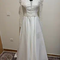 لباس نامزدی سفید (کاملا نو)