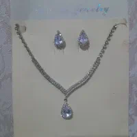 ست گردنبند گوشواره مجلسی