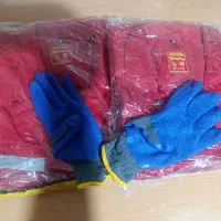 بیلرسوت(لباس کار)سایز54 ملی حفاری،دستکش کار