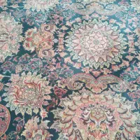 فرش ماشینی طرح ابریشم مشهد اردهال ۹متری ۱۲۰۰