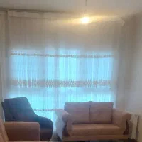 پرده حریر با حاشیه