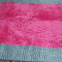 لحاف مخمل پنبه ای دونفره نو