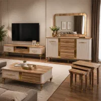 *ست آینه کنسول و میز tv*