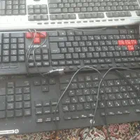 کیبور و موس و کابل و قطعات
