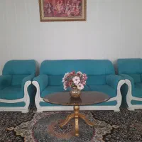 مبل ۱۳عدد دو عدد ۳نفره دو عدد دو نفره و سه عدد تکی