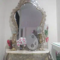 آینه شمعدان برنزی