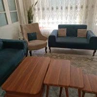 مبل راحتی۷نفره همراه میزجلومبلی وعسلی