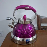 کتری سالم و تمیز کف چدن