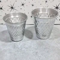 لیوان روحی چکشی و ساده بزرگ و کوچک جای یخ