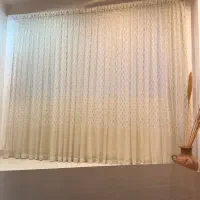 پرده حریر سوزن کوب