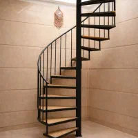 پله گرد فلزی / پله مارپیچ