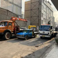 نیسان جرثقیل کفی خودرو بر و ده تن جرثقیل