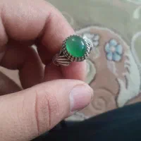 انگشتر عقیق سبز