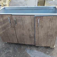 کابینت ظرفشویی یک ونیم متری
