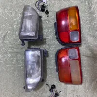 چراخ جلوو خطر عقب پراید صبا