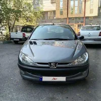 ۲۰۶ تیپ ۲  سقف و رودری جیر مشکی
