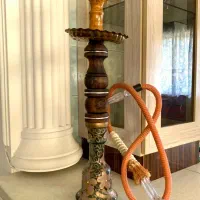 قلیان تنه چوب گردو