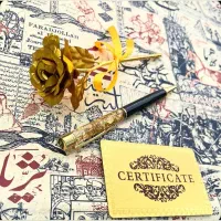 خودکار گلد فویل روکش‌طلا