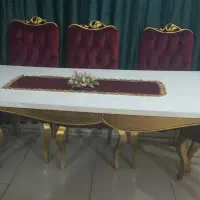 مبل کلاسیک سلطنتی یاقوتی باغذاخوری