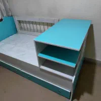 تخت خواب نوجوان درحد نو به همراه تشک نو آکبند