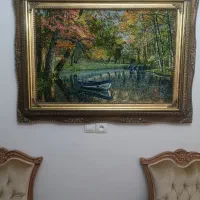 تابلو فرش ابریشم