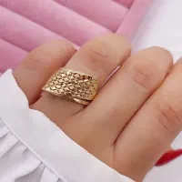 انگشترطلا روس و نیم ست ژوپینگ وارداتی