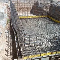 اجرا استخر بتنی،سقف تیرچه،اسکلت