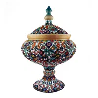 کوزه ظروف سفالی و مینا کاری شده