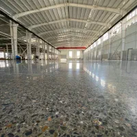 گلیزینگ بتن کفپوش اپکسی رنگی صنعتی کفسابی در اصفان