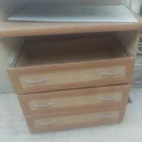 میز 4 طبقه دراور، زیر تلویزیون شیشه ایی