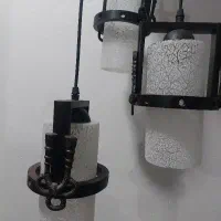لوستر آویز سه شعله