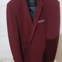 کت زرشکی.تمیز و نو