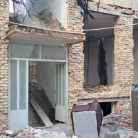 تخریب. بازسازی. سازه نگهبان جابه جایی ستون عرشه فو